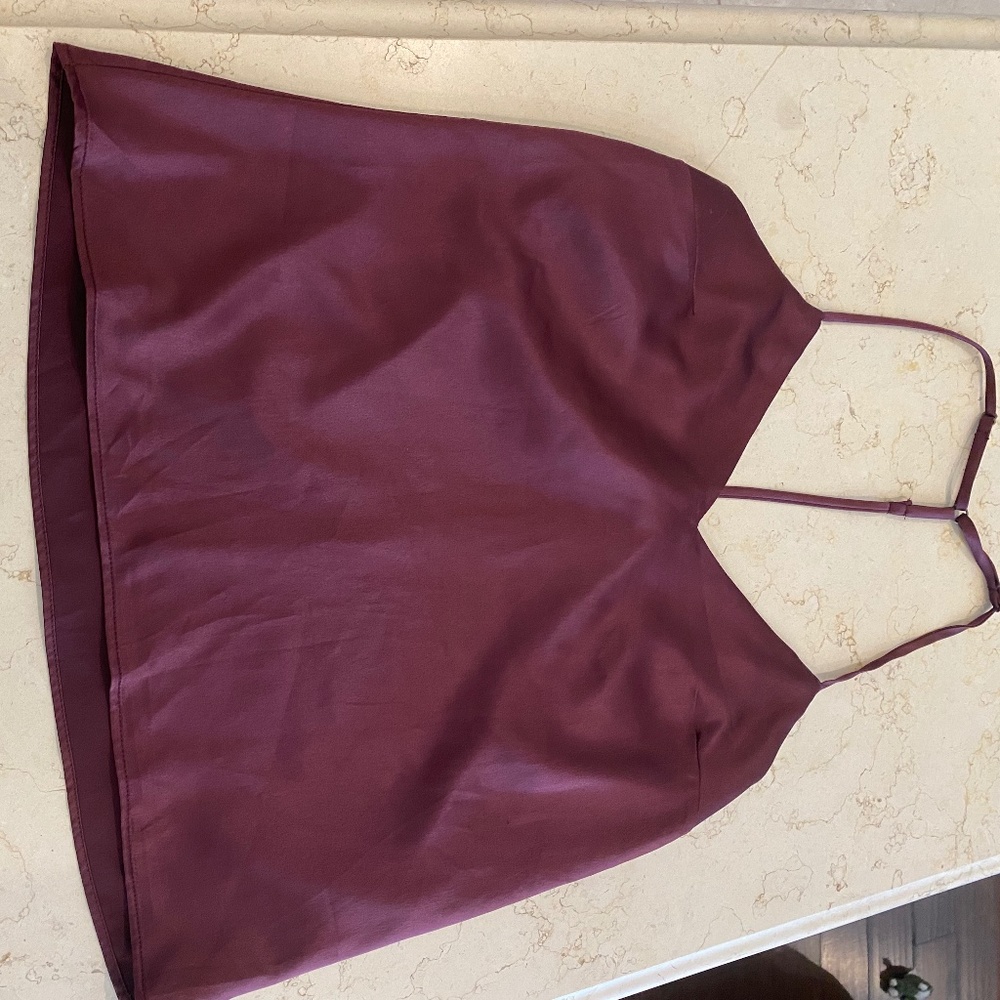 Size small, tank top